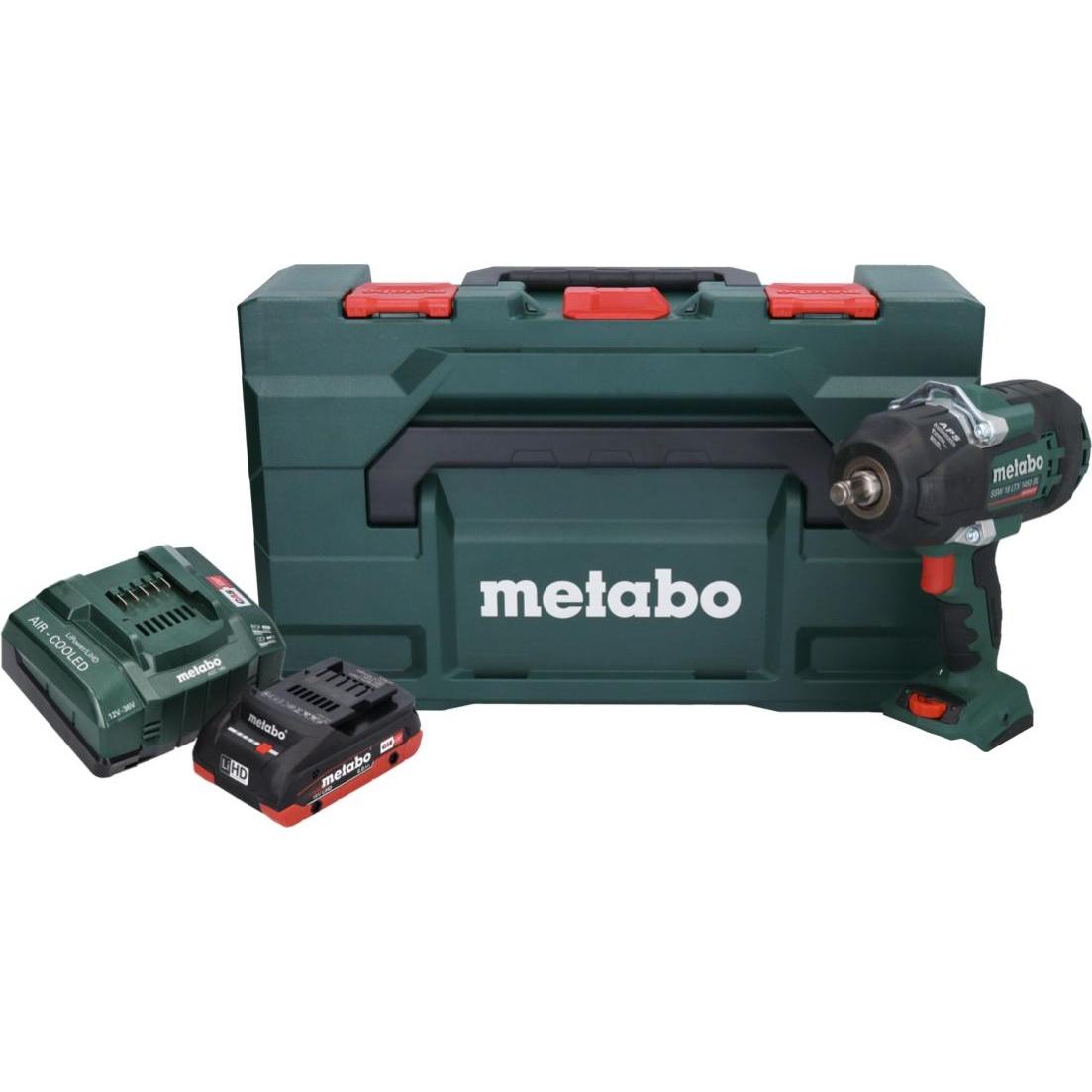 Thumbnail - Metabo, Bohrmaschine + Akkuschrauber, SSW 18 LTX 1450 BL Akku Schlagschrauber 18 V 1450 Nm Brushless + 1x Akku 4,0 Ah + ...