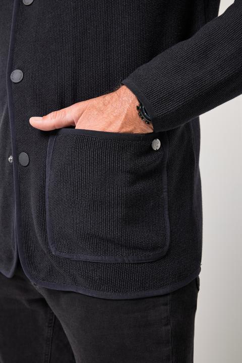 Produktbild JP1880 Stricksakko, FLEXNAMIC®, Stehkragen, Druckknöpfe (L)