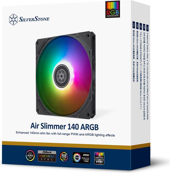 Image du produit Silverstone SilvStone SST-AS140B-ARGB (140 mm, 1 x)