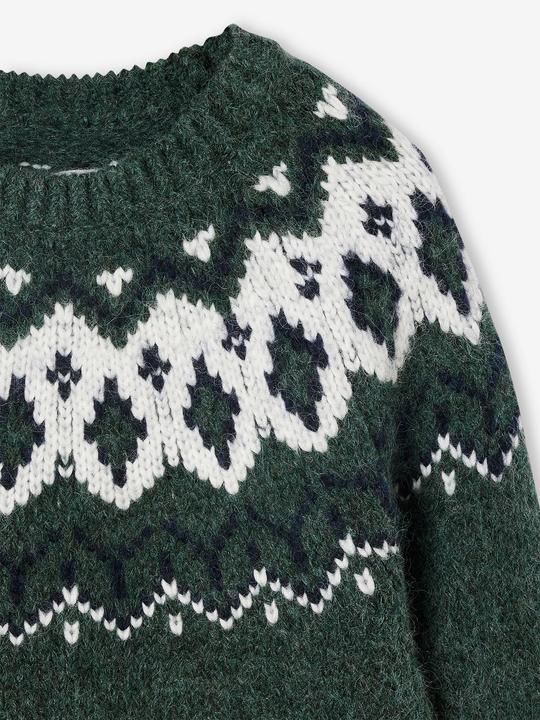 Produktbild Vertbaudet Jungen Jacquard-Pullover (92)