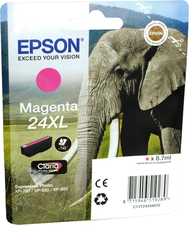 Immagine prodotto Epson 24XL Claria Photo HD (M)