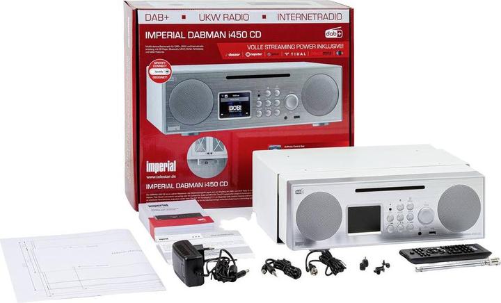 Actual product image Imperial Dabman i450 CD (Web radio, DAB+, FM, Bluetooth, Wi-Fi)