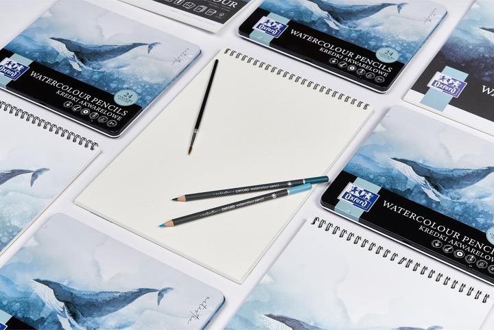Produktbild Oxford Aquarellblock (A4, Blanko)