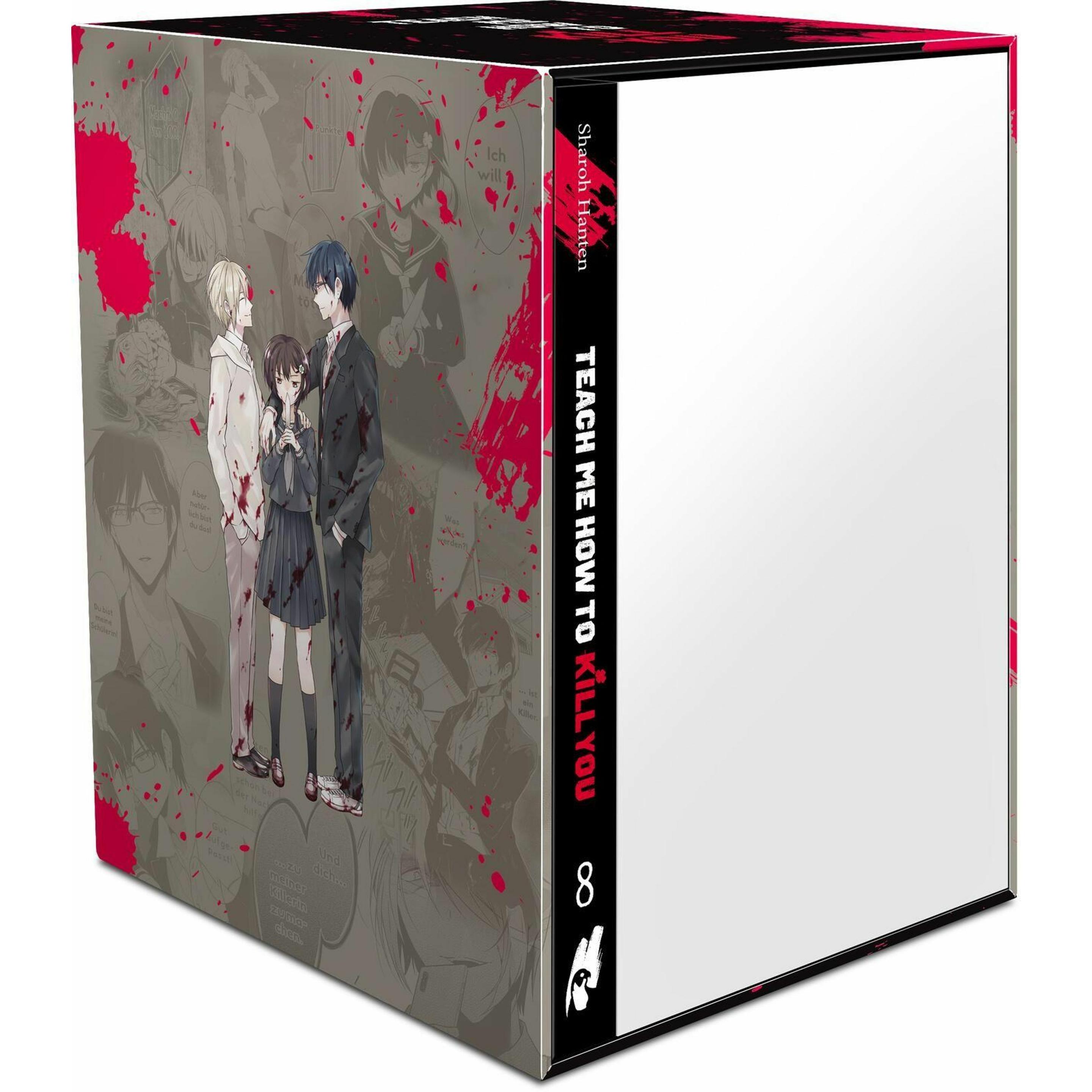 Teach me how to Kill you Sammelschuber (inklusive Band 8), Narrativa di Sharoh Hanten