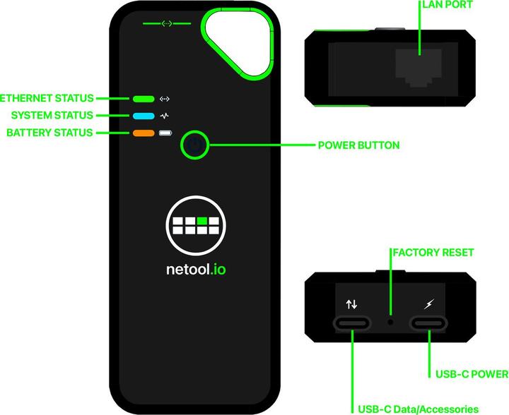 Produktbild Netool IO Netzwerkprüfgerät NE1E (Werkzeug)