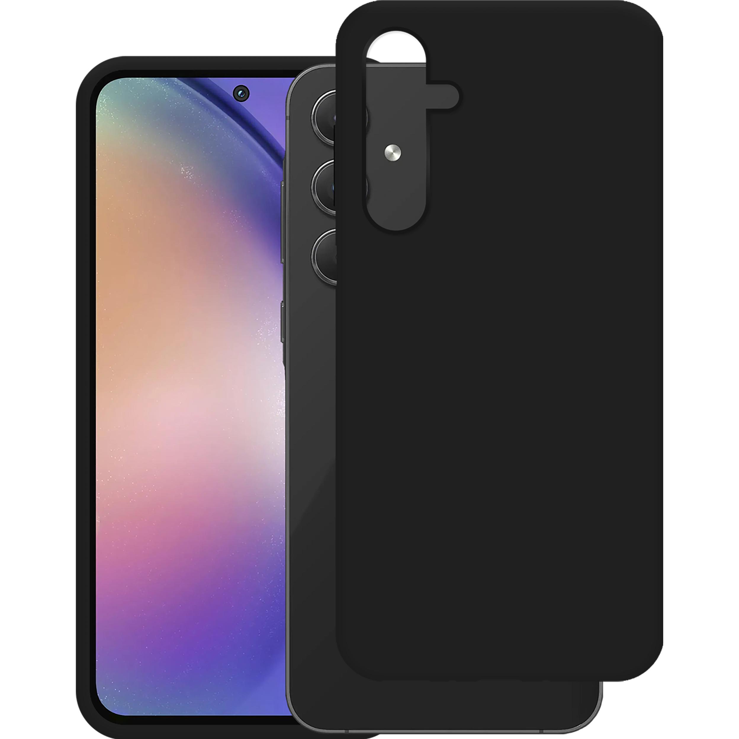 Thumbnail - Cazy Silikon Hülle Kompatibel mit Samsung Galaxy A55 - Soft TPU Schutz - (Samsung Galaxy A55), Smartphone Hülle, Schwarz