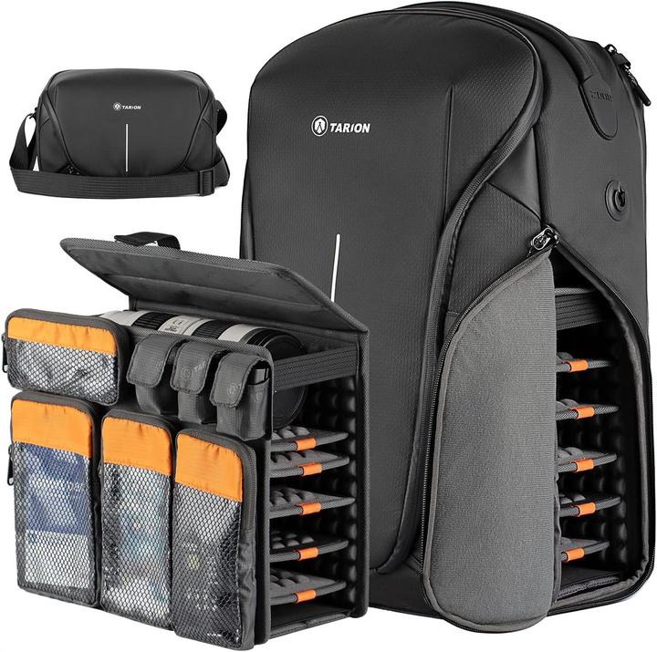 Actual product image Tarion Modular Camera Backpack with Laptop Compartment and Waterproof Design (Photo backpack)