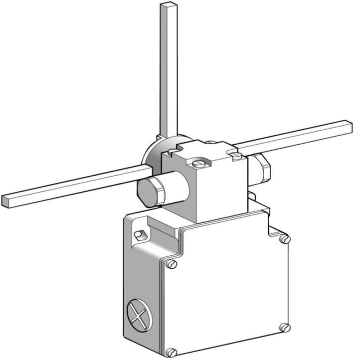Produktbild Schneider Electric Metallstab, 2x 2Ö, gestuft schaltend, XCKMR54D2