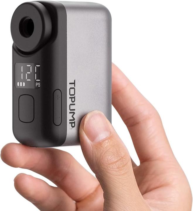 Produktbild Topump Elektrische Mini-Velopumpe mit Manometer