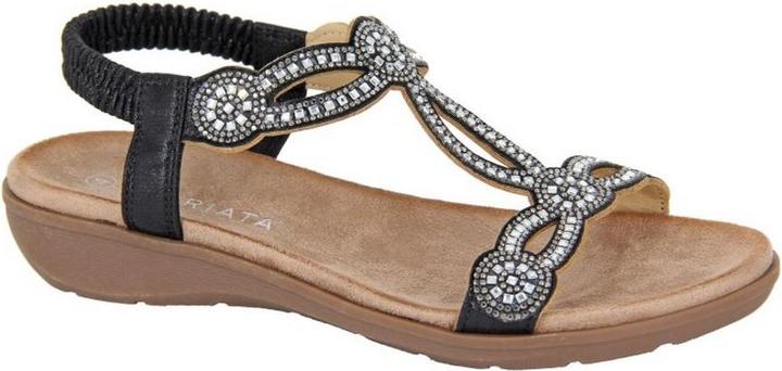 Actual product image Cipriata Womens/Ladies Giada Shimmer Sandals (38)
