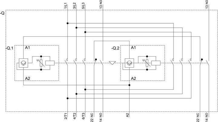 Actual product image Siemens Reversing combination 3RA2335-8XB30-1NB3 1 pc.