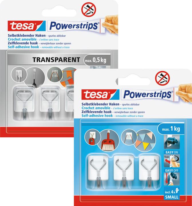Image du produit tesa Crochets adhésifs Powerstrips Small