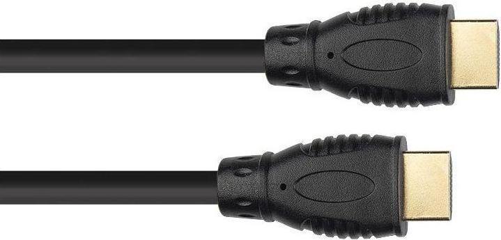 Immagine prodotto Varia SO-38171 - Anschlusskabel HDMI 2.0b, 4K UHD 60Hz, 18 Gbits, vergoldete Kontakte, schwarz, 1m (1 m)