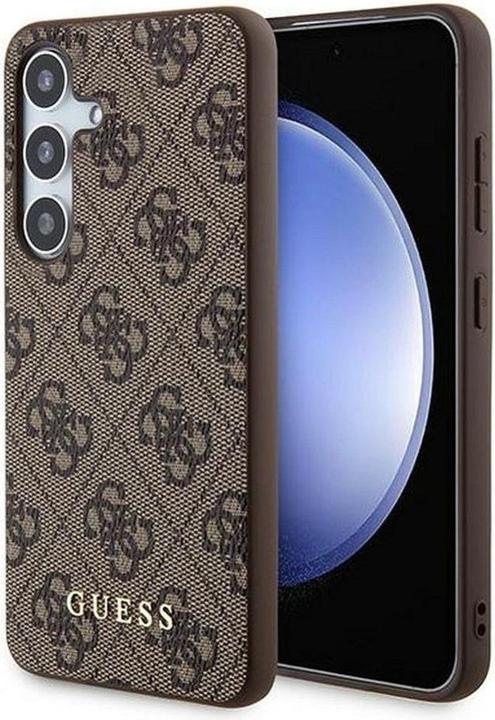 Produktbild Guess GUOHCSA55G4GFBR A55 A556 brązowy/brwon hardcase 4G Metal Gold Logo (Samsung Galaxy A55)
