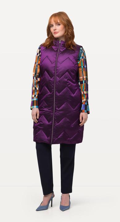 Actual product image Ulla Popken Iridescent Quilted Vest (46, 48)