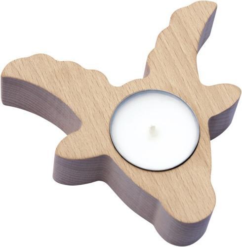 Produktbild Steinlin Teelichthalter Steinbock Kontur Buche