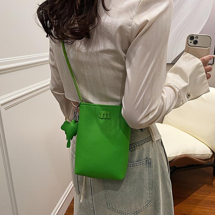 Immagine prodotto Only-Bags.Store Mini borsa a tracolla carina, borsa mobile a forma di elefante, borsa a tracolla a secchiello alla