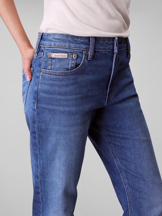 Actual product image Calvin Klein Jeans Mid Rise Slim Indigo Channel (26)