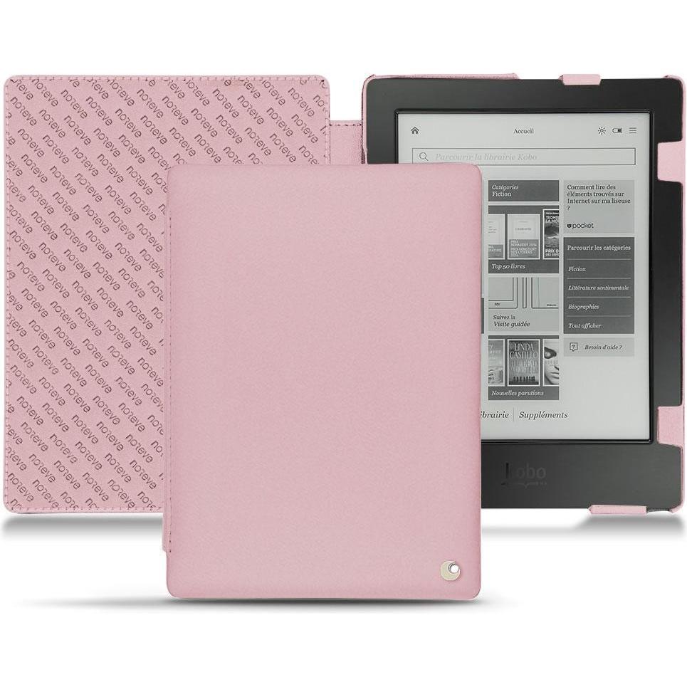Noreve Lederschutzhülle horizontal (Aura H2O), Tablet Hülle, Rosa