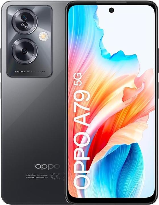 Actual product image OPPO A79 (128 GB, Mystery Black, 6.72", Dual SIM, 5G)
