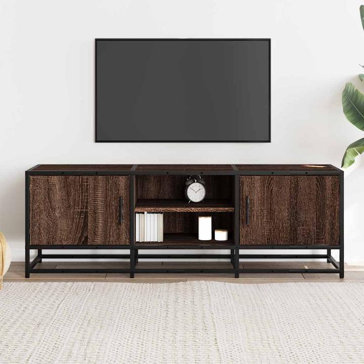 Immagine prodotto vidaXL Mobile TV Mobile TV basso Tavolo TV Aspetto rovere marrone