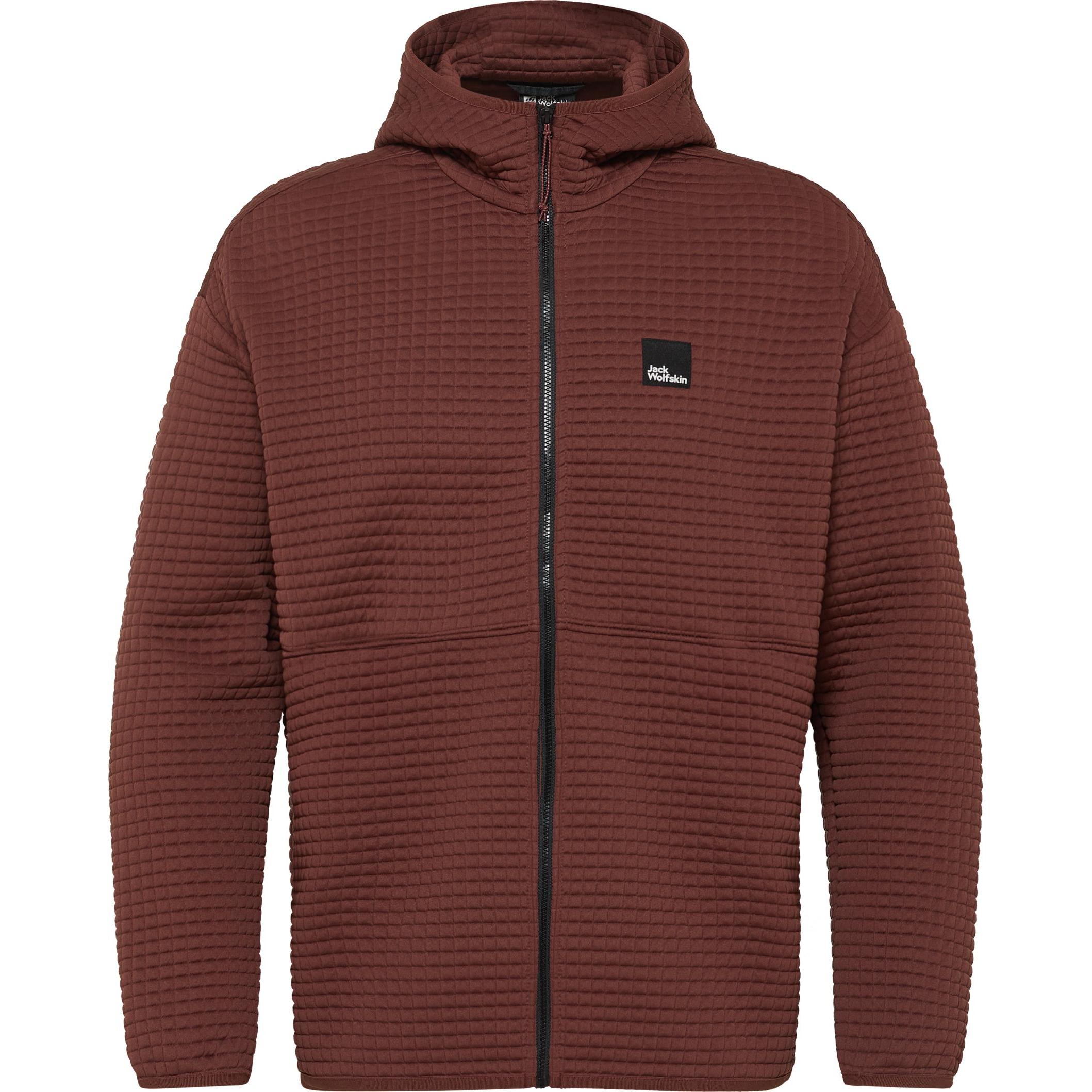 Jack Wolfskin, Herren, Jacke, Mogari Hooded Fz M (3XL), Rot, 3XL