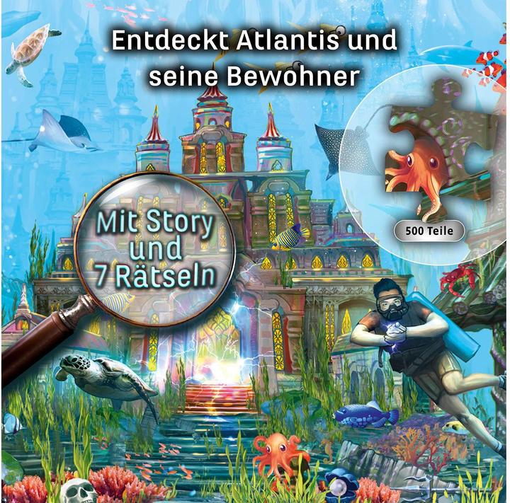 Produktbild Kosmos EXIT® - Das Puzzle Der Schlüssel zu Atlantis (500.50 Teile)