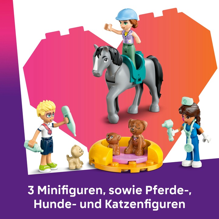Produktbild LEGO Tierarztpraxis für Pferde und Haustiere (42651, LEGO Friends)