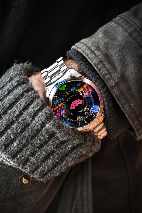 Actual product image Nubeo NB-6082-SI-11 Men's watch Quasar Automatic Limited 48mm 20ATM