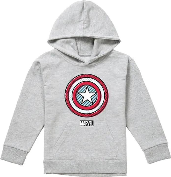 Produktbild Captain America Ziptone Kapuzenpullover Zum Überziehen meliert (116)