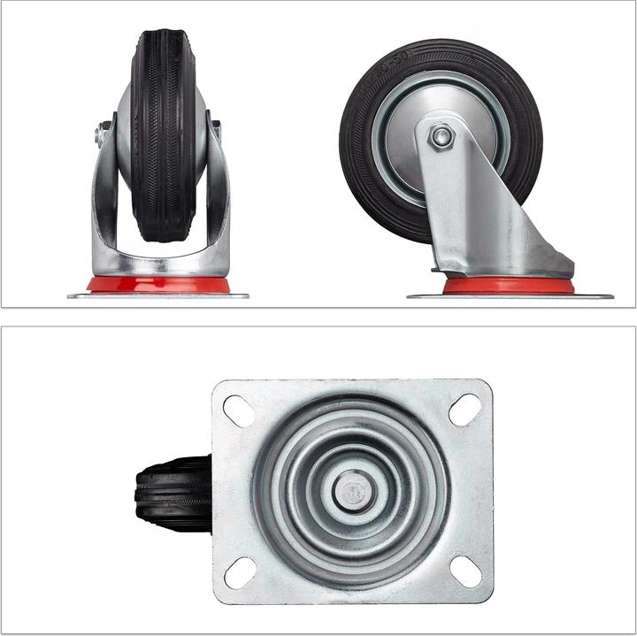 Produktbild Relaxdays Schwerlastrollen (400 kg)