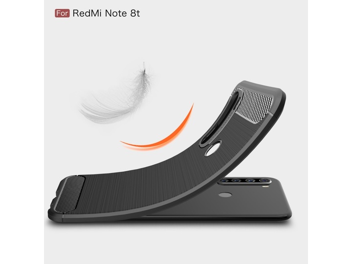 Immagine prodotto Screenguard Xiaomi Redmi Note 8T Cover Carbon Brushed Soft TPU (Xiaomi Redmi Note 8T)