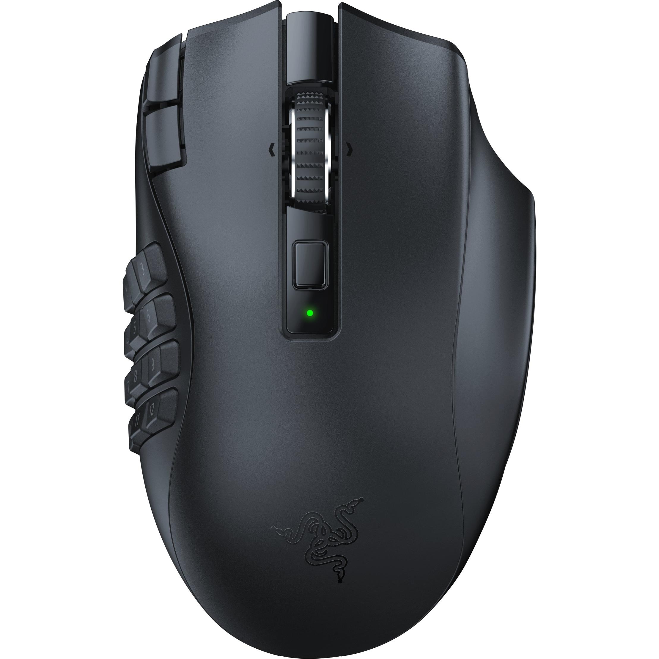 Razer Naga V2 HyperSpeed (Kabellos), Maus, Schwarz