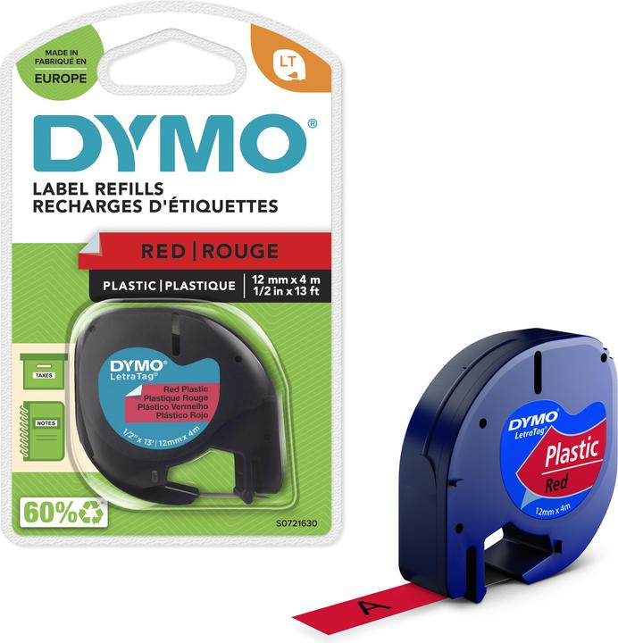 Actual product image Dymo S0721630 (1.20 cm, Red)