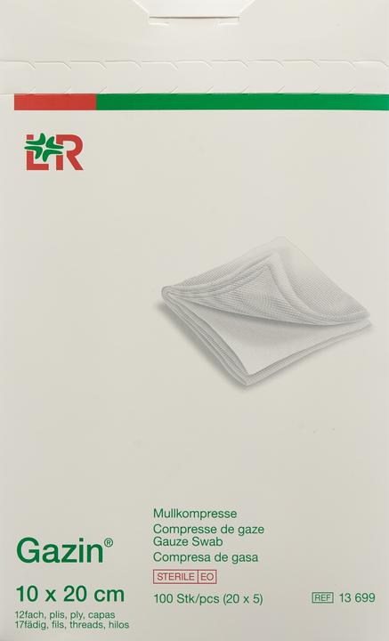 Actual product image Gazin Gauze compresses 12-pack set sterile