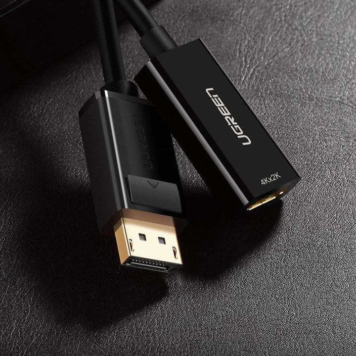 Produktbild Ugreen Display Port auf HDMI Adapter Konverter 1080P mit Audio (HDMI, 25 cm)