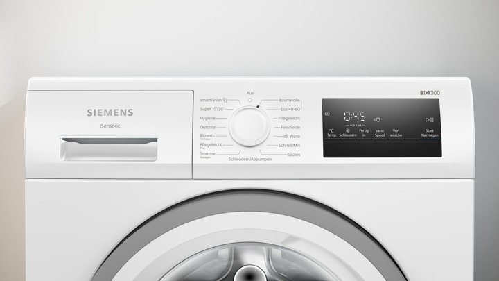 Actual product image Siemens WM14N127 (8 kg, Left, EU plug)