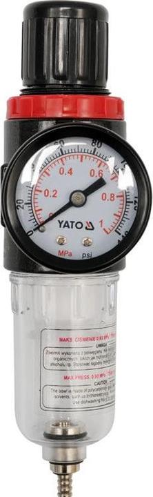 Image du produit Yato Régulateur D'Air Avec Jauge Et Filtre (9.30 bar, 0.02 l)