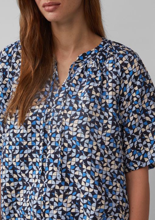 Produktbild S.Oliver Bluse Strukturierte Bluse mit Halbarm im O-Shape (42)