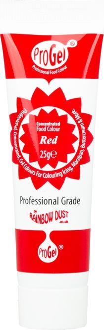 Actual product image Renshaw ProGel gel color red (256 ml)