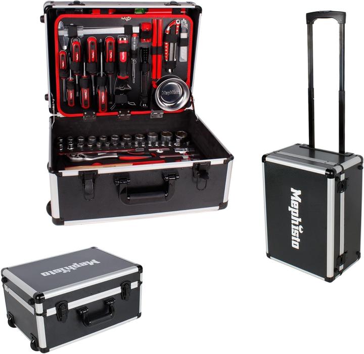 Mephisto Werkzeugtrolley mit Chrom-Vanadium Werkzeug (299-tlg.) (299 pieces)