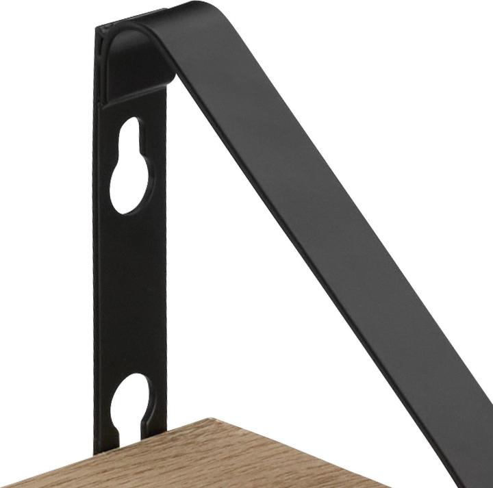 Actual product image tectake 3 hanging shelves Cowell (40 x 12 x 12 cm)