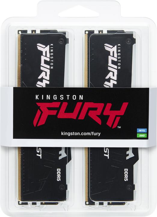 Actual product image Kingston FURY Beast (2 x 16GB, 6000 MHz, DDR5 RAM, DIMM)