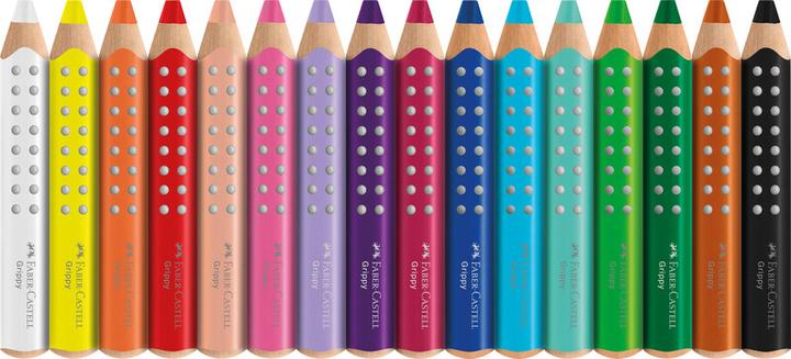 Actual product image Faber-Castell Farbstiftetui Grippy 16 Stück sortiert (Multicolor, 16 x)