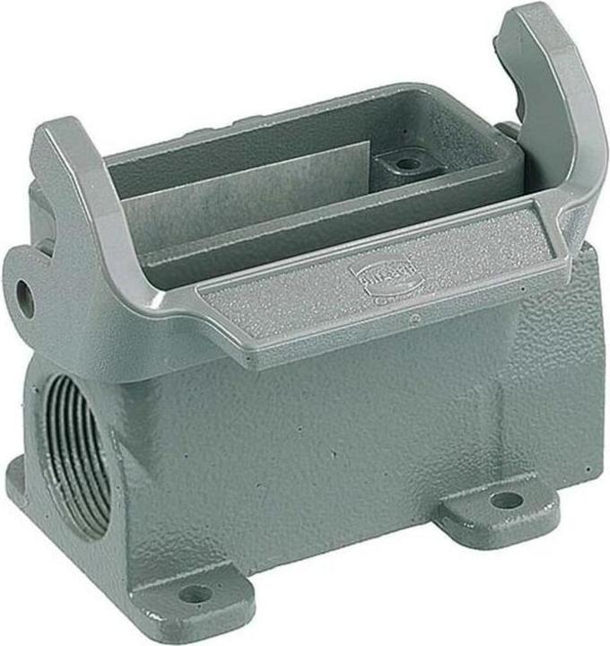 Produktbild Harting HAN A Steckverbinder Buchse Typ 10Amit 2 x M20 Eingang Metall, Aufputzmontage mit Verriegel
