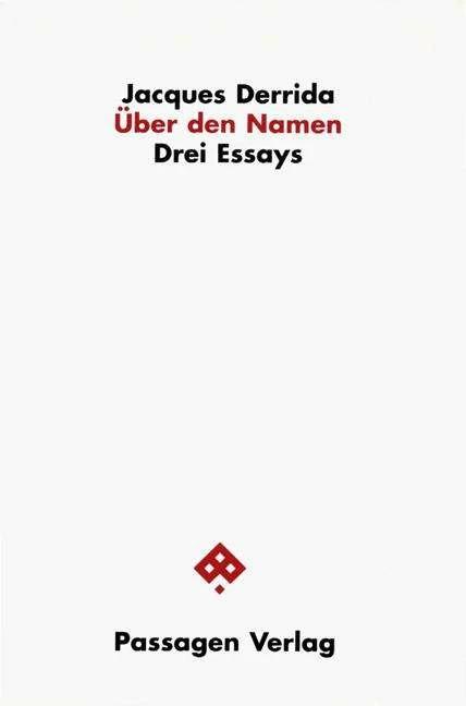 Produktbild Über den Namen (Deutsch, Hans-Dieter Gondek, Jacques Derrida, Markus Sedlaczek, Peter Engelmann, 2000)