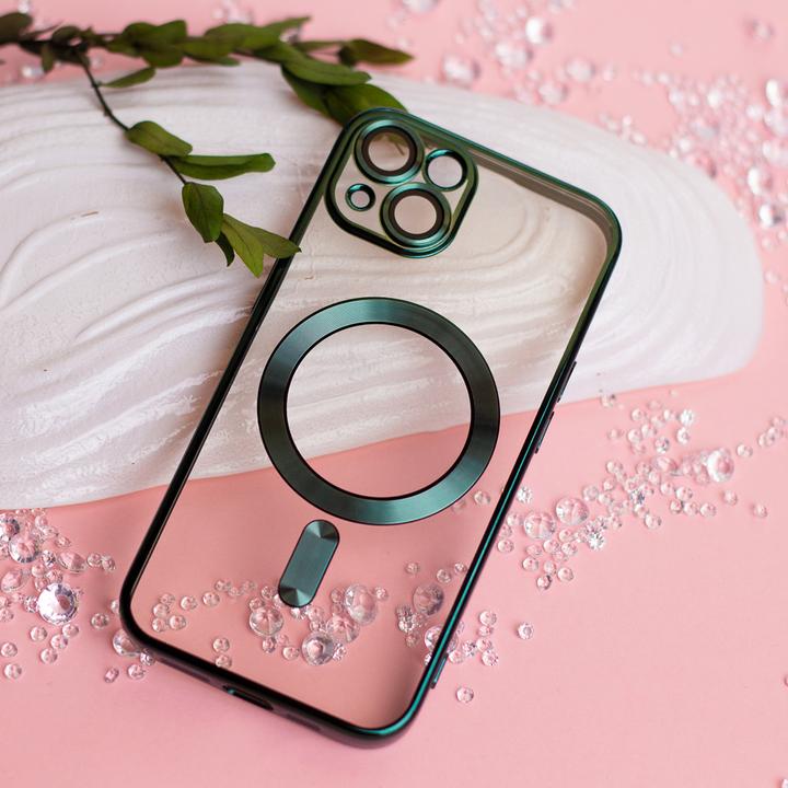 Produktbild OEM Color Chrome Mag case for iPhone 17 Air green (Apple iPhone 17 Pro)