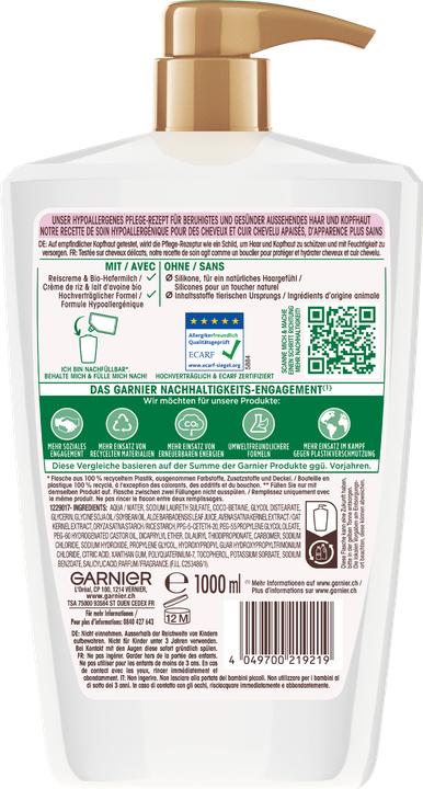 Actual product image Garnier Delic Shampoo (Lice shampoo, 1000 ml)