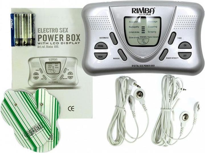 Rimba Erotic Fashion Ra7880 It Power Box Set, Silver Plastic, 1-Pack 1 X 1