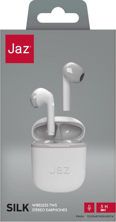 Produktbild SBS Silk - True Wireless Stereo-Kopfhörer weiss - Headset - Stereo (5 h, Kabellos)